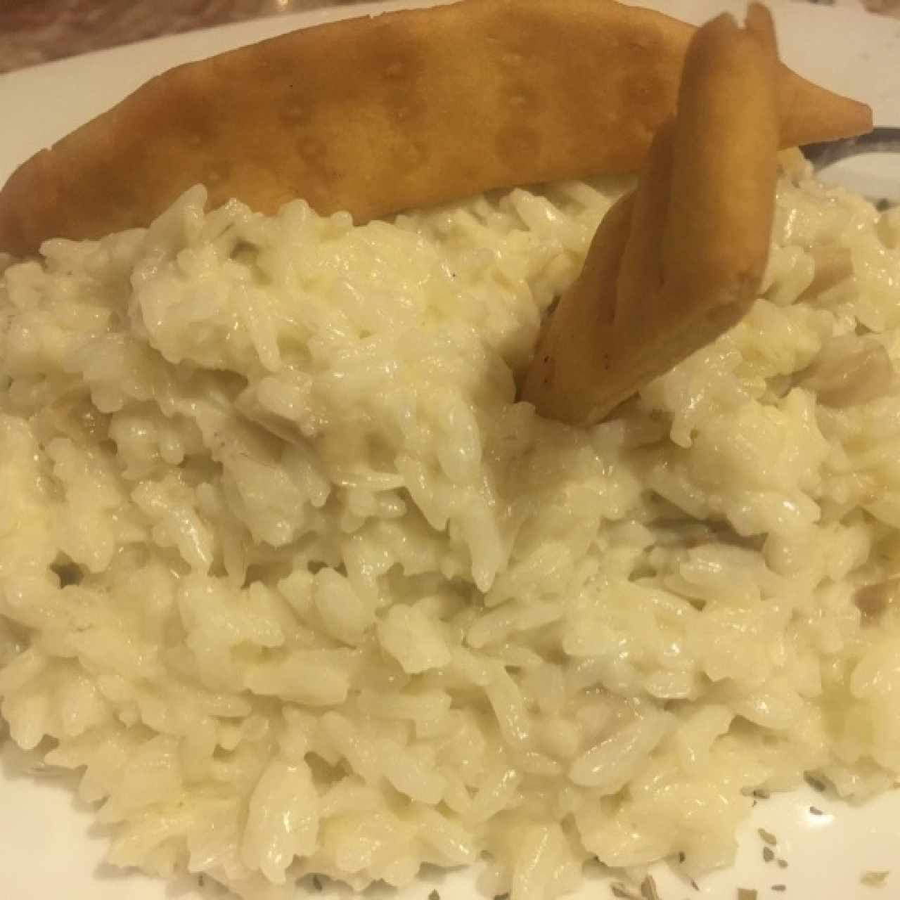 risoto de hongos