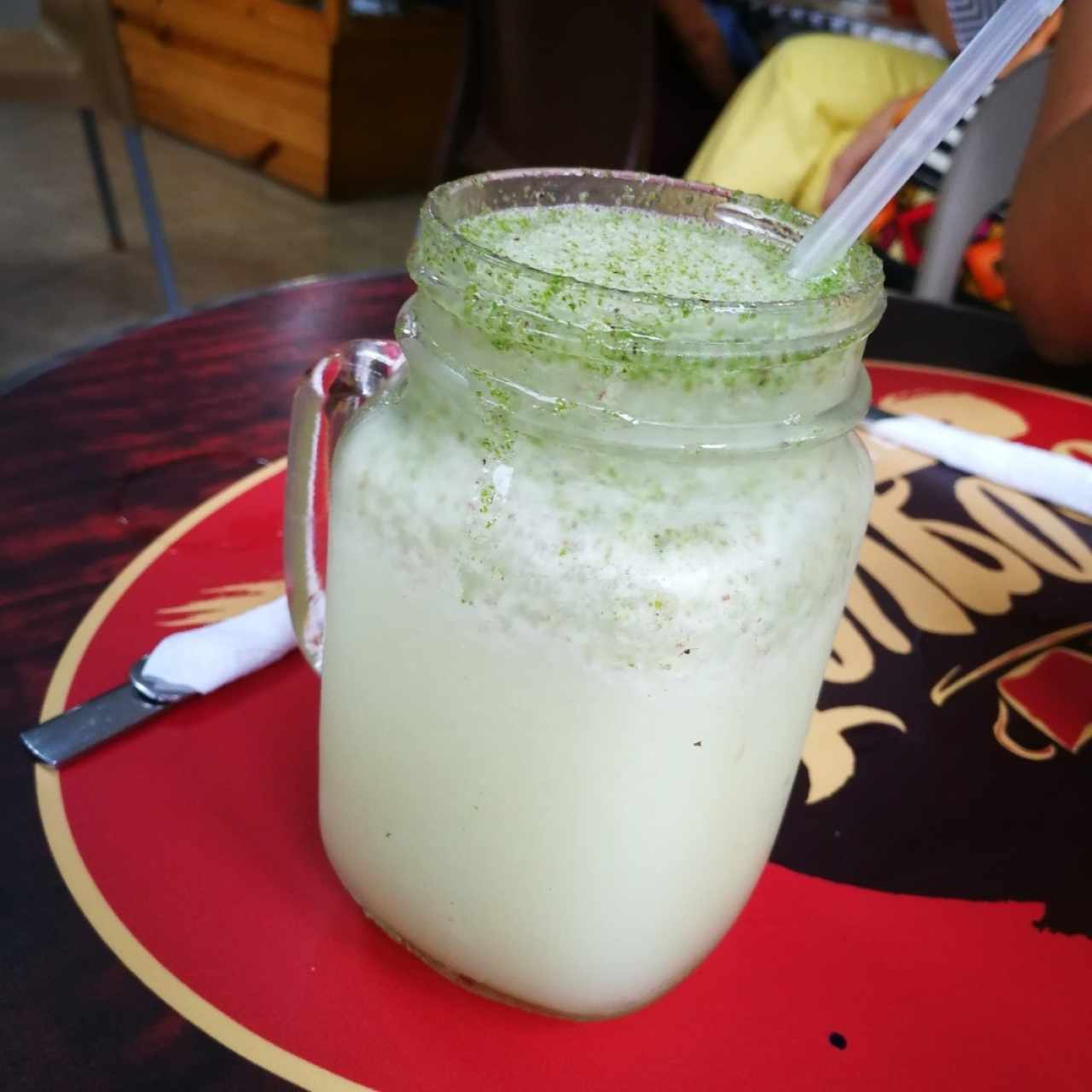 limonada de jengibre con hierba buena 