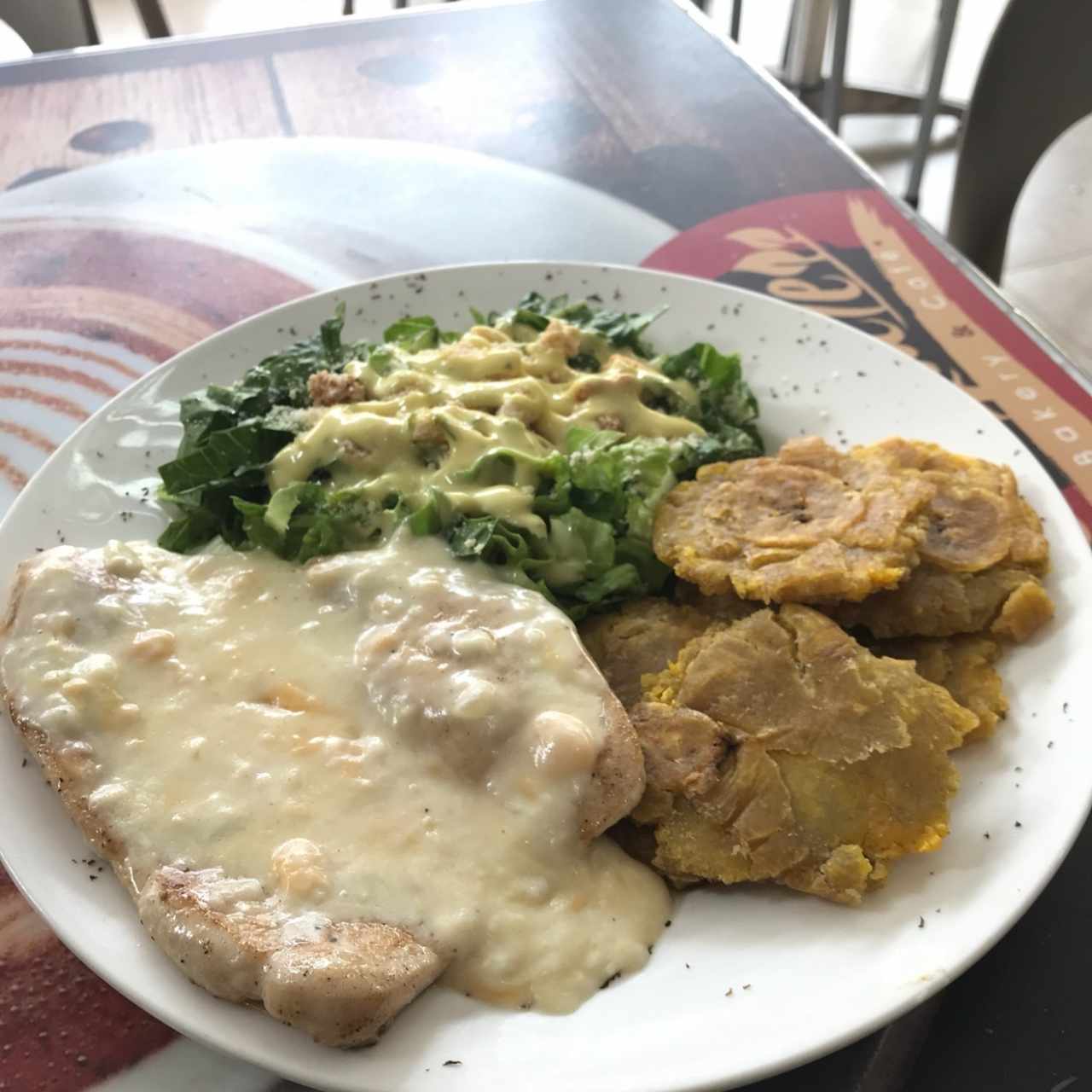 Milanesa de pollo 4 quesos 