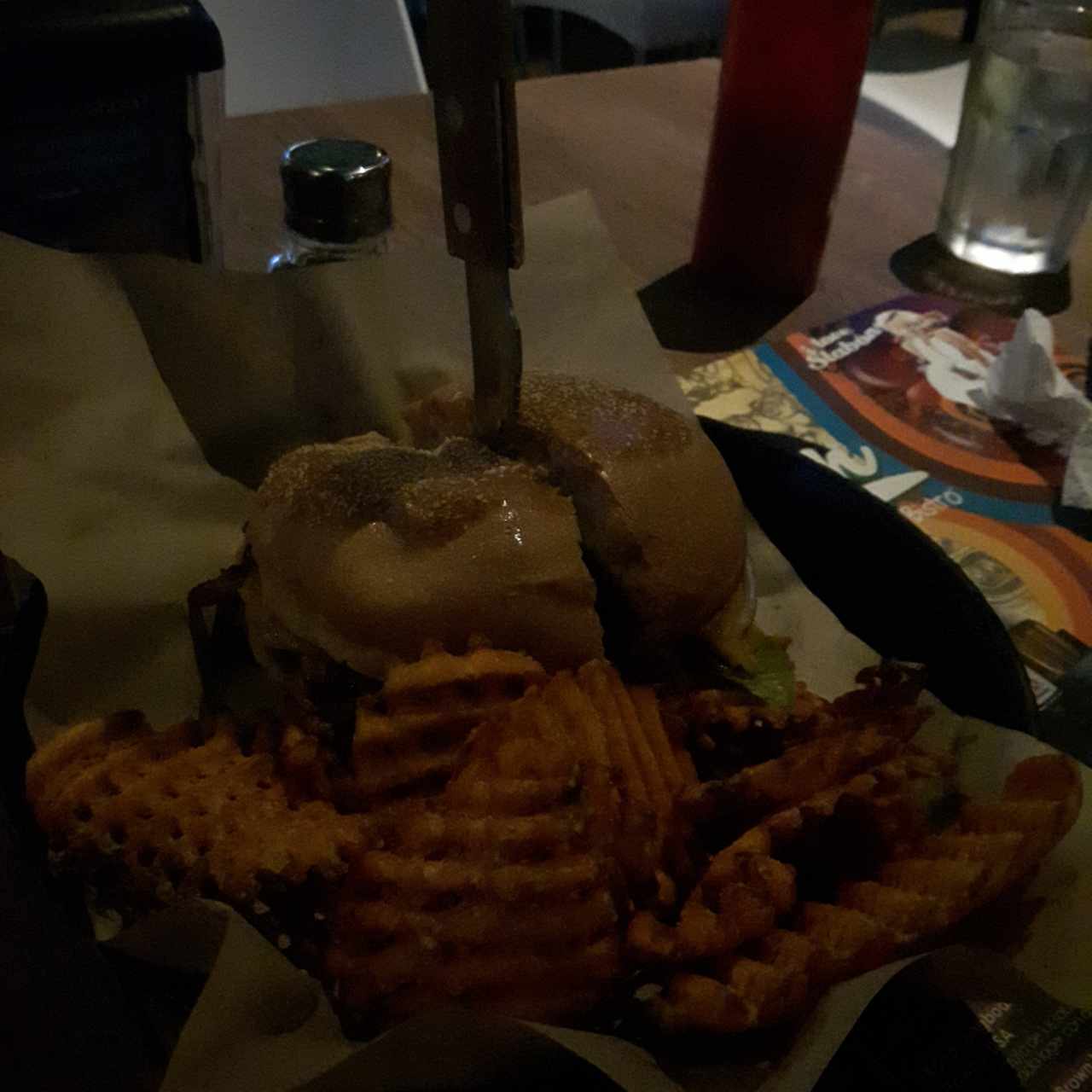 pulled pork burger