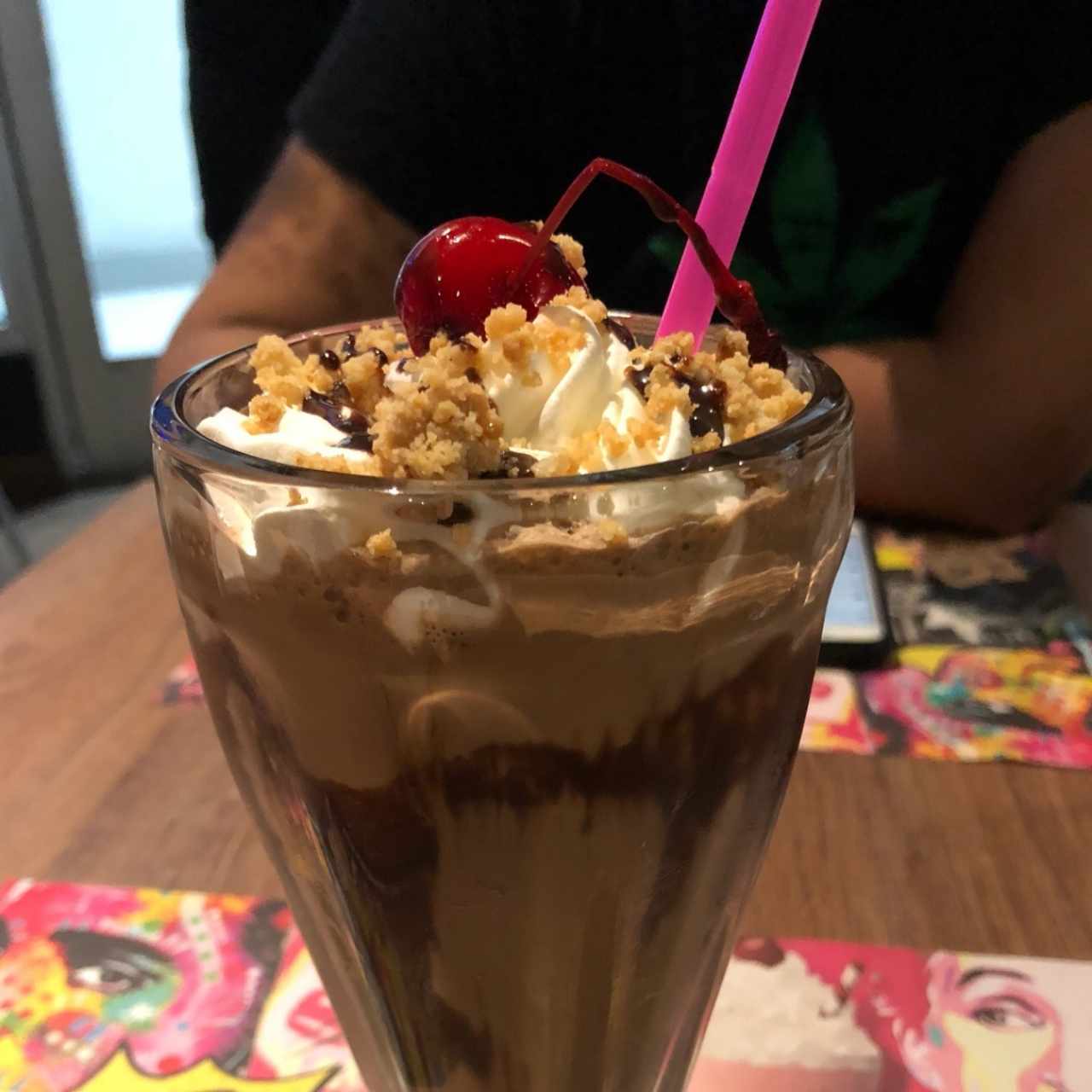 milkshake de chocolate