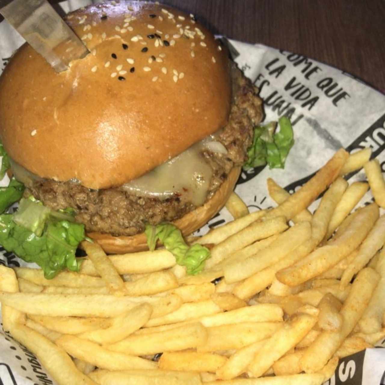hamburguesa de carne 