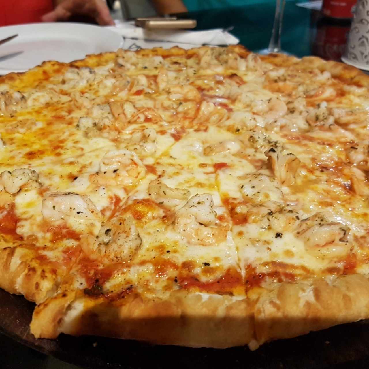 Pizza de Camarones 