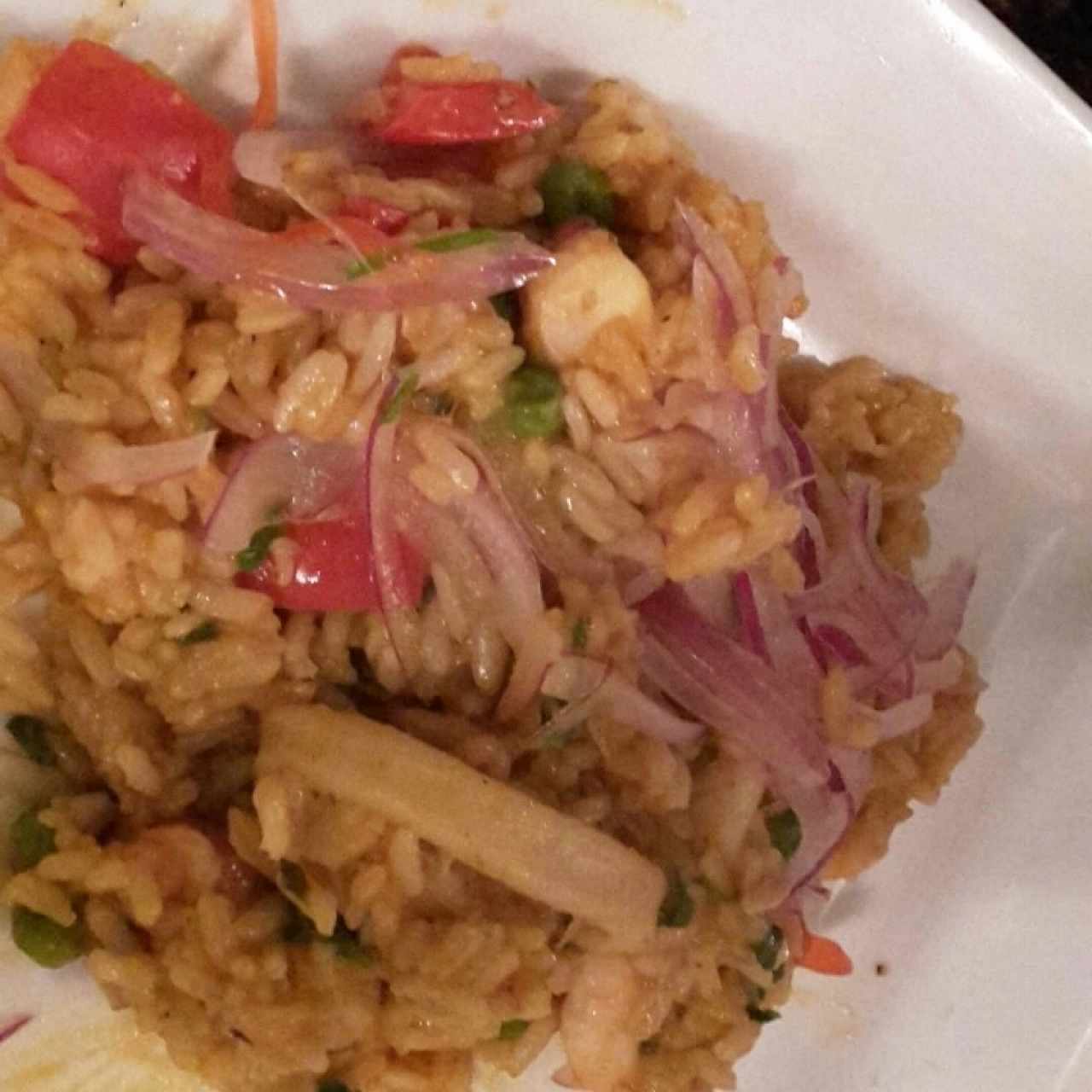 arroz con marisco