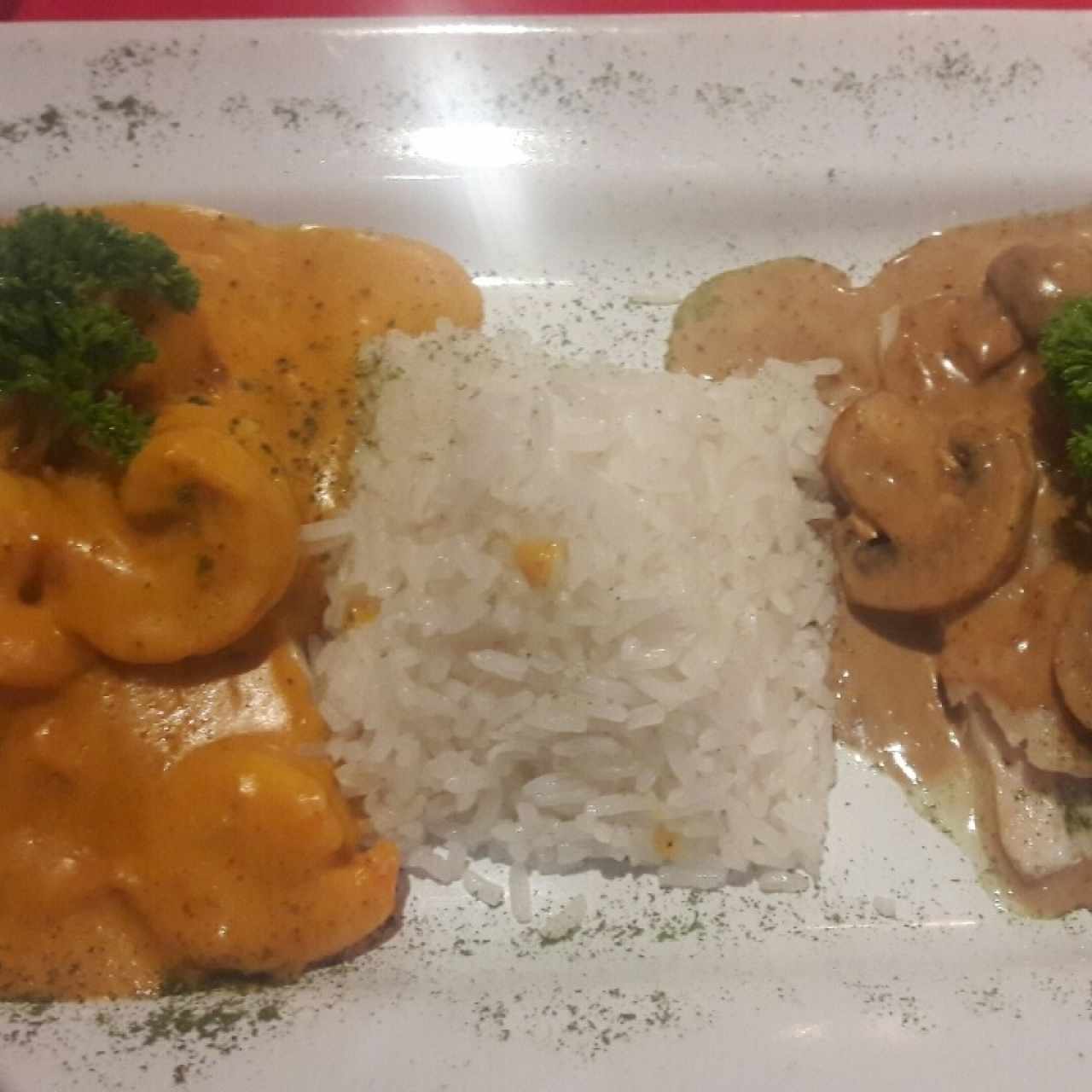 pescado mar y tierra