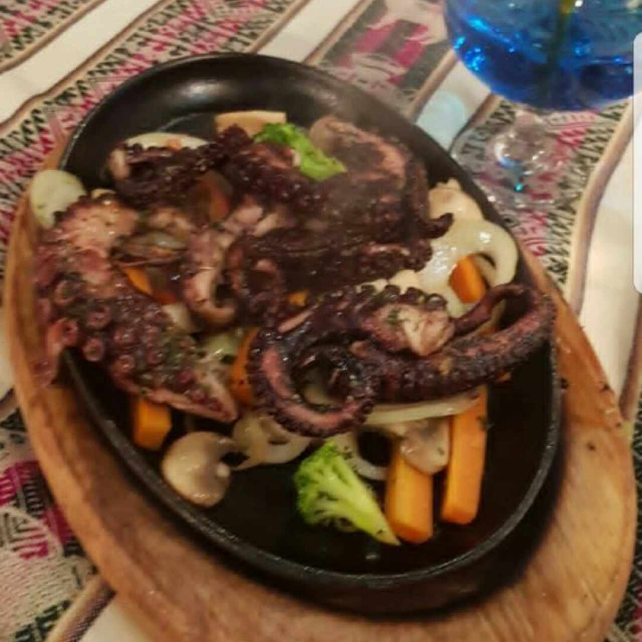 pulpo a la parrilla