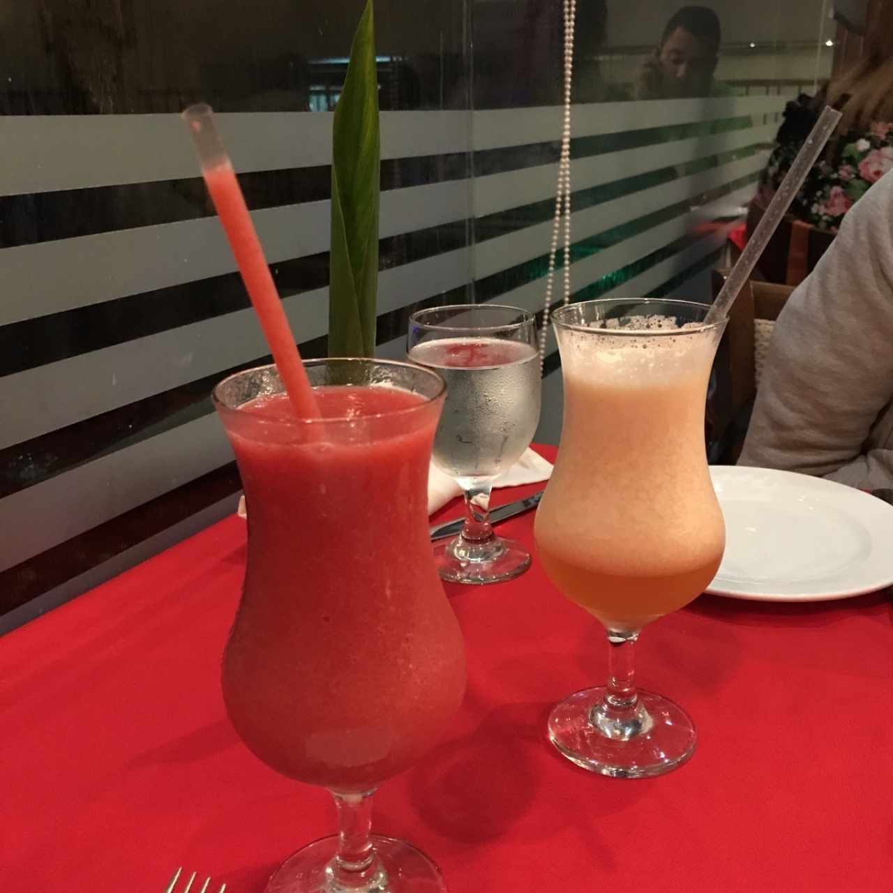 Frozen de Fresa y Jugo de Melón