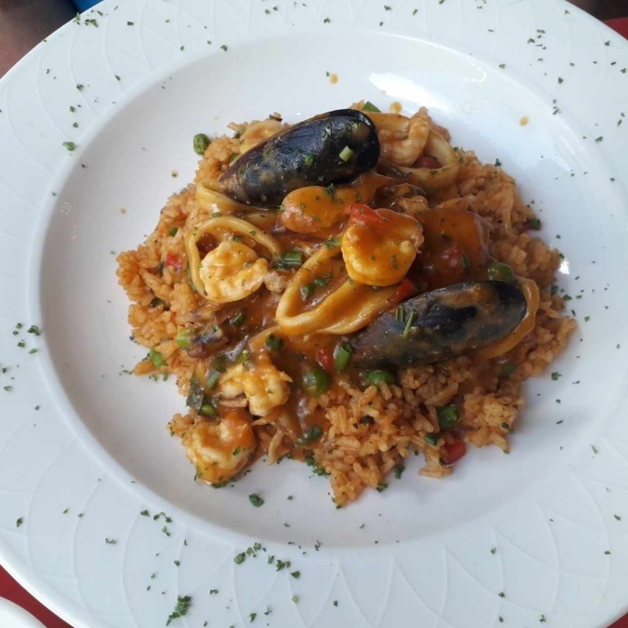 Arroz con mariscos