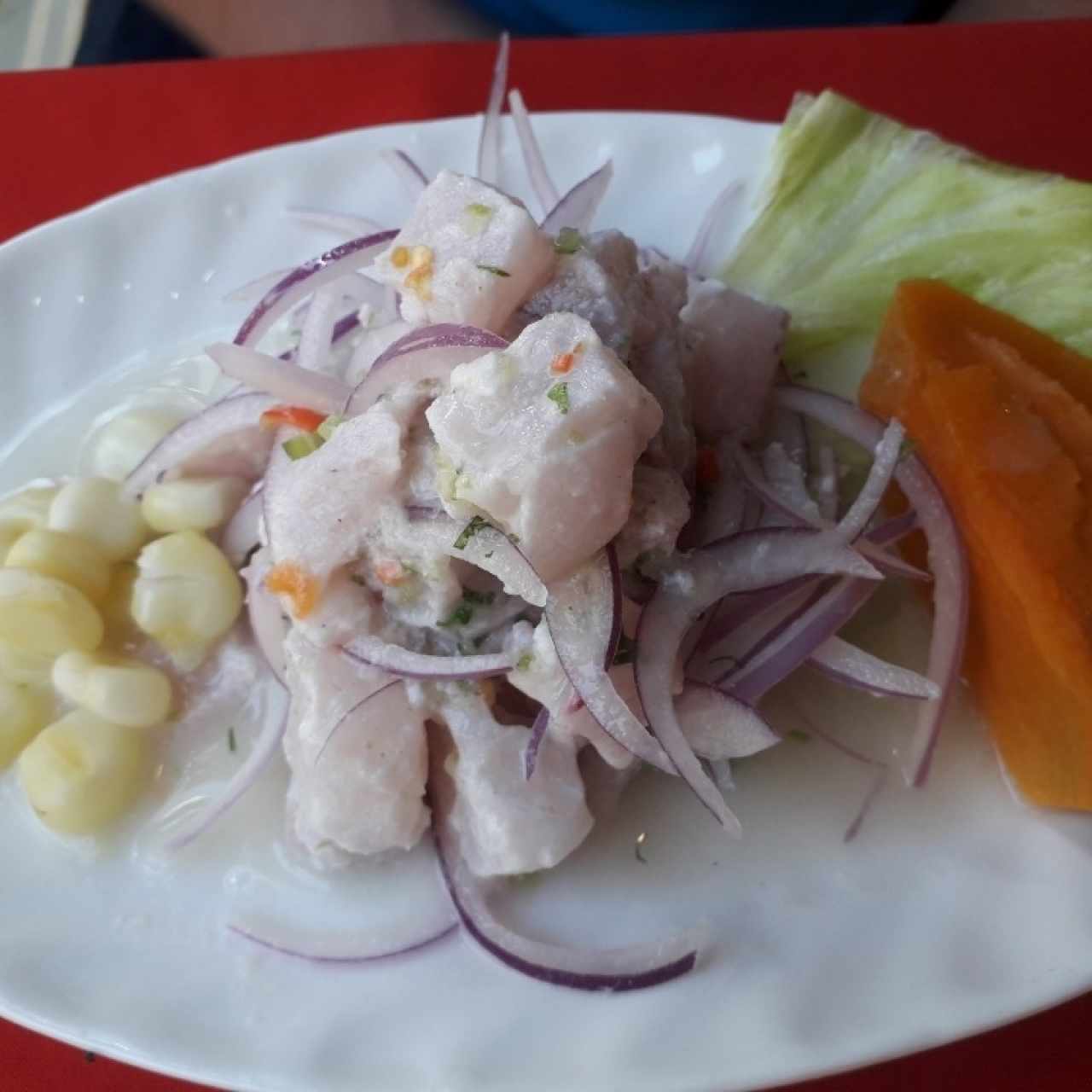 Ceviche de pescado