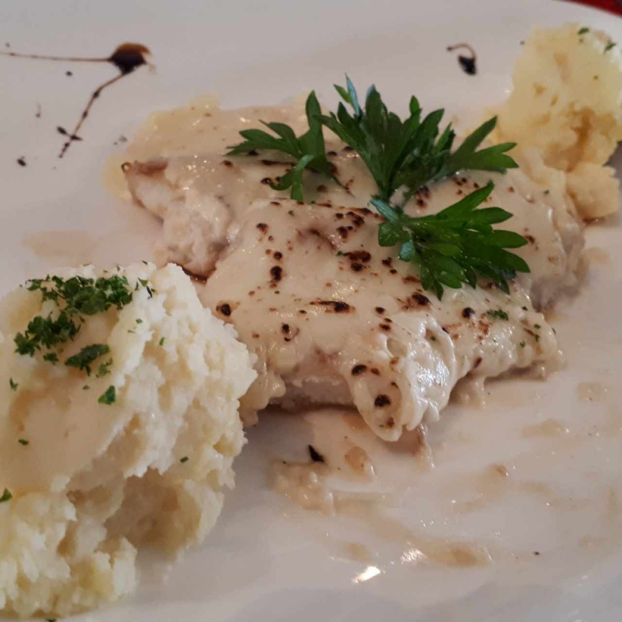 pescado gratinado