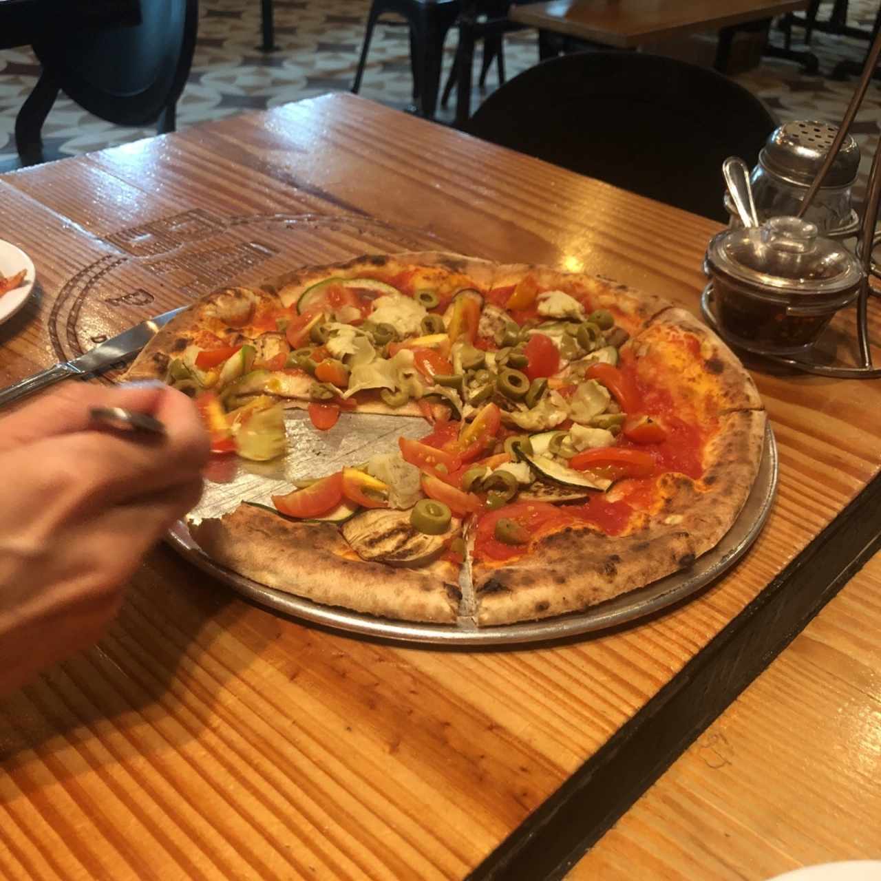 arma tu pizza (vegana)