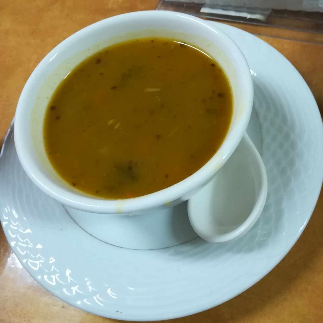 sopa chica de curry vegetales jengibre