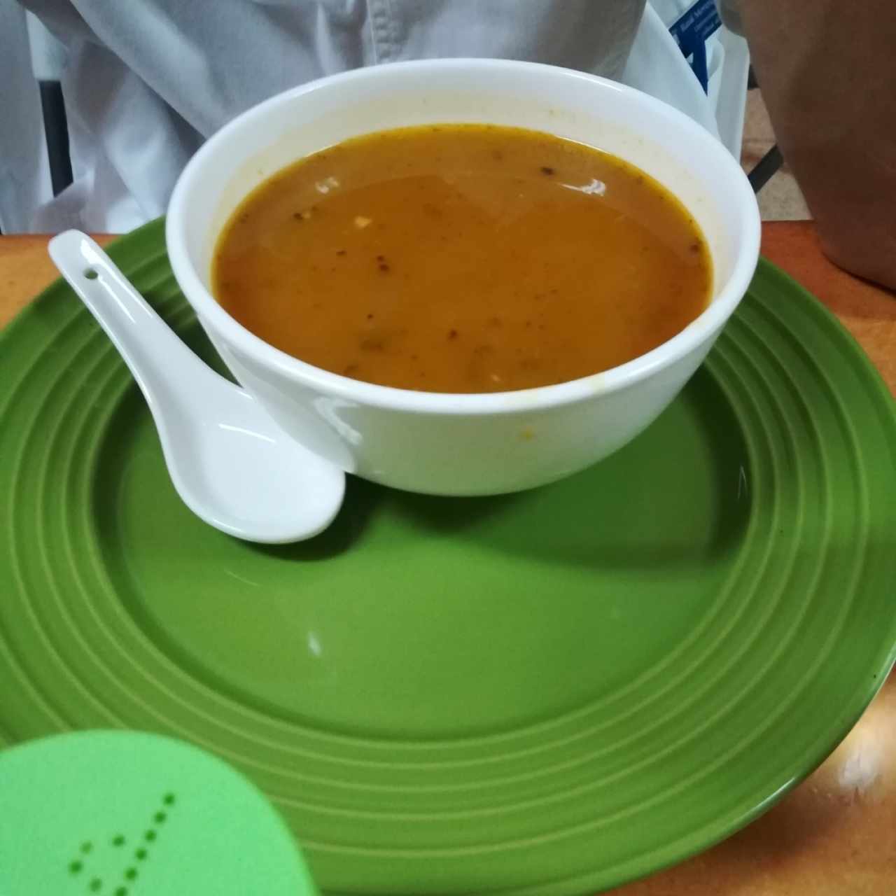 sopa grande de jengibre vegetales curry