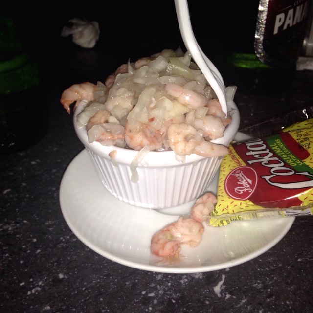 Ceviche de camarones