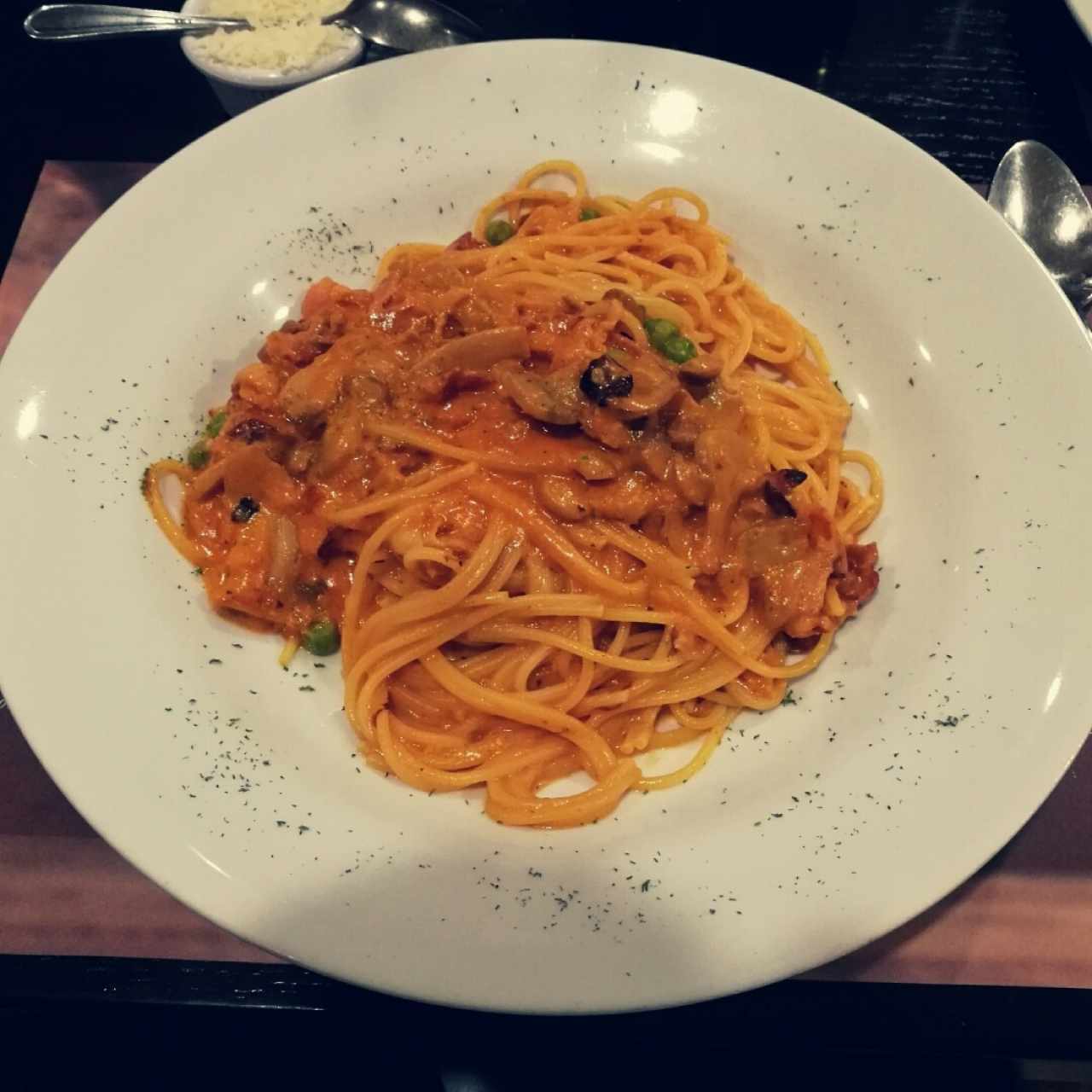 Spaghetti a la Boscaiola