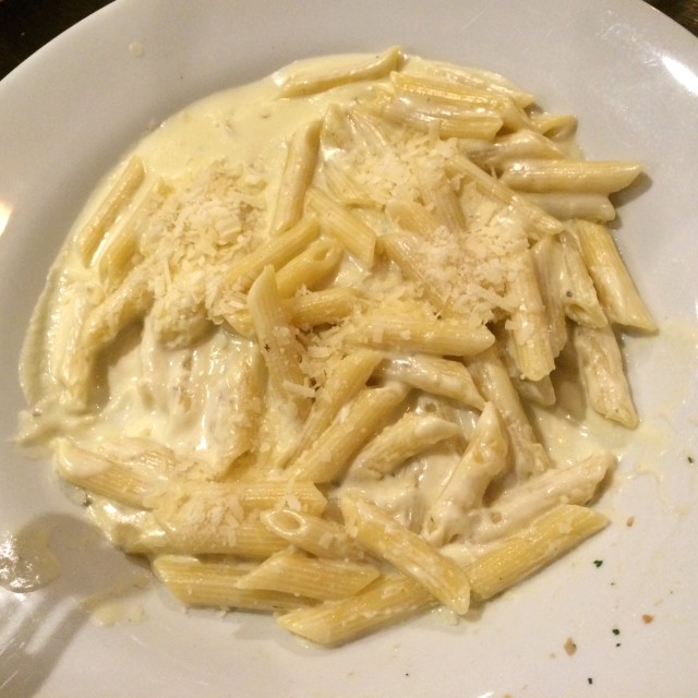Penne tres quesos