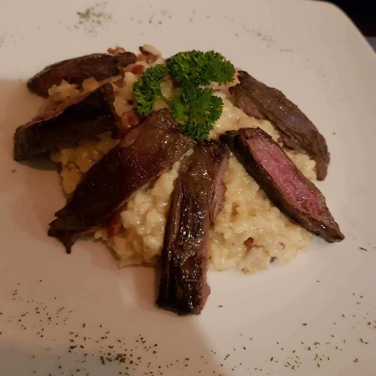 risotto entraña 