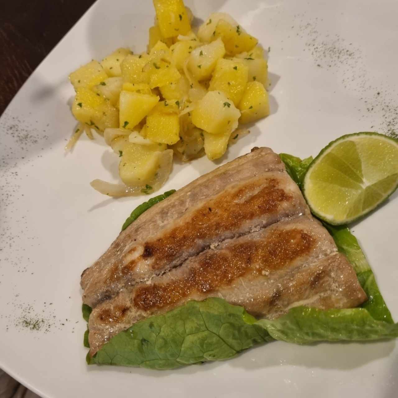 Corvina a la Plancha