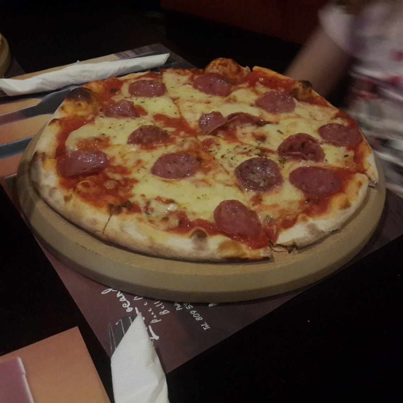 Pizza de Peperoni y Queso