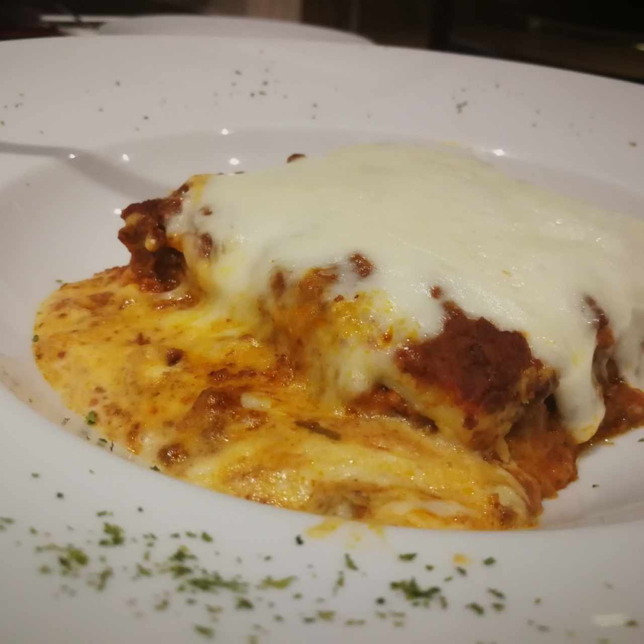 Lasagna de Carne Gratinada