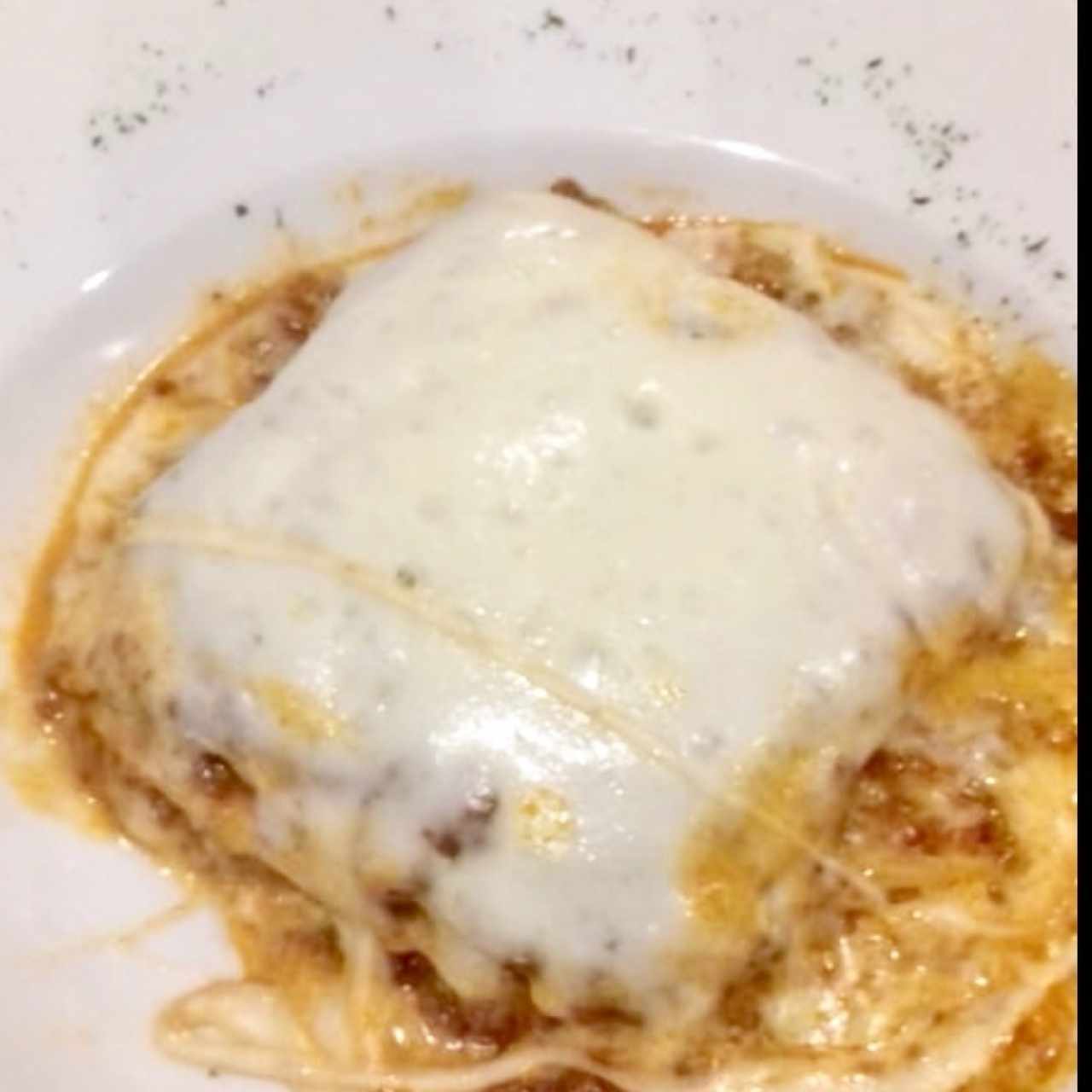lasagna a la boloñesa gratinada