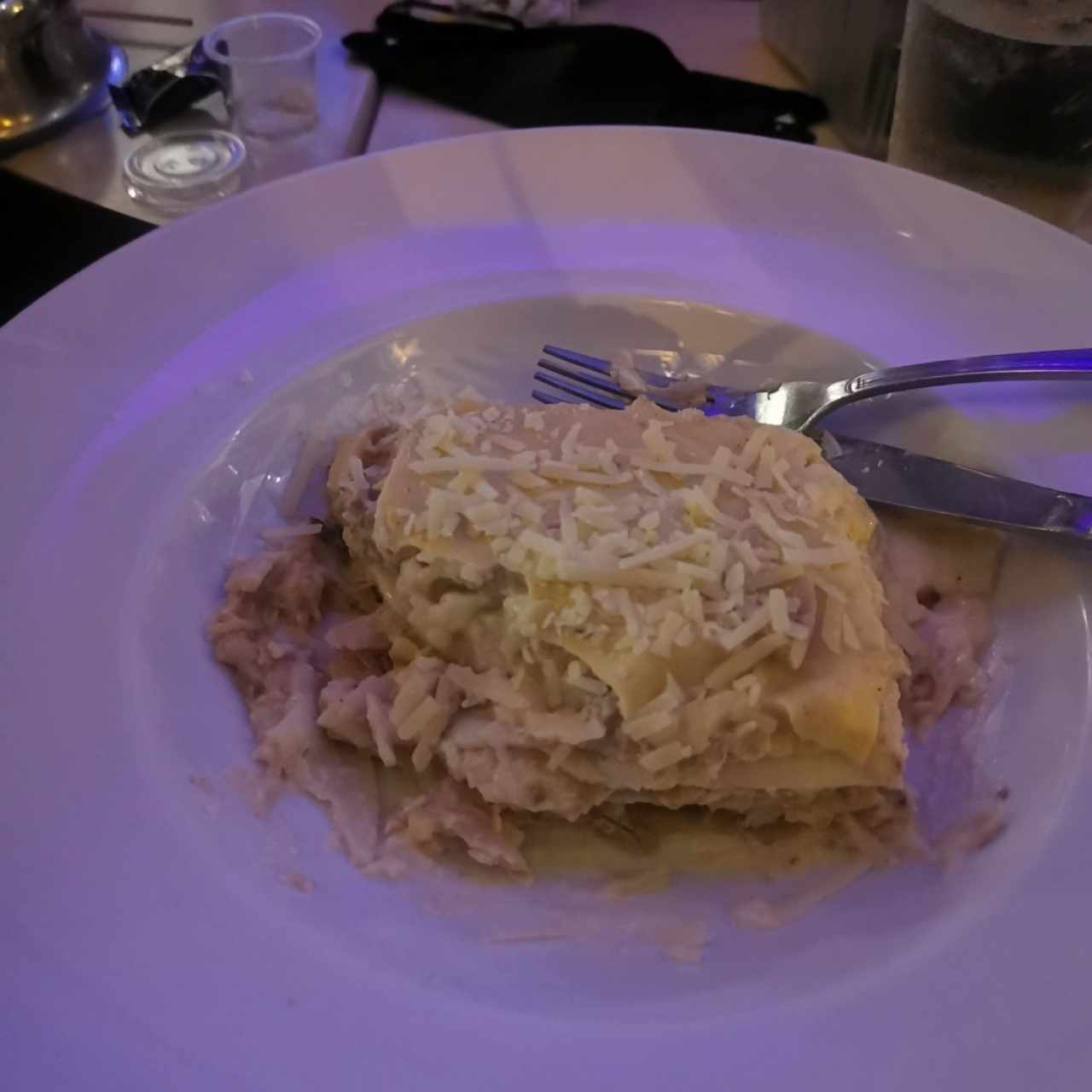 Lasagna - Pollo sin queso 