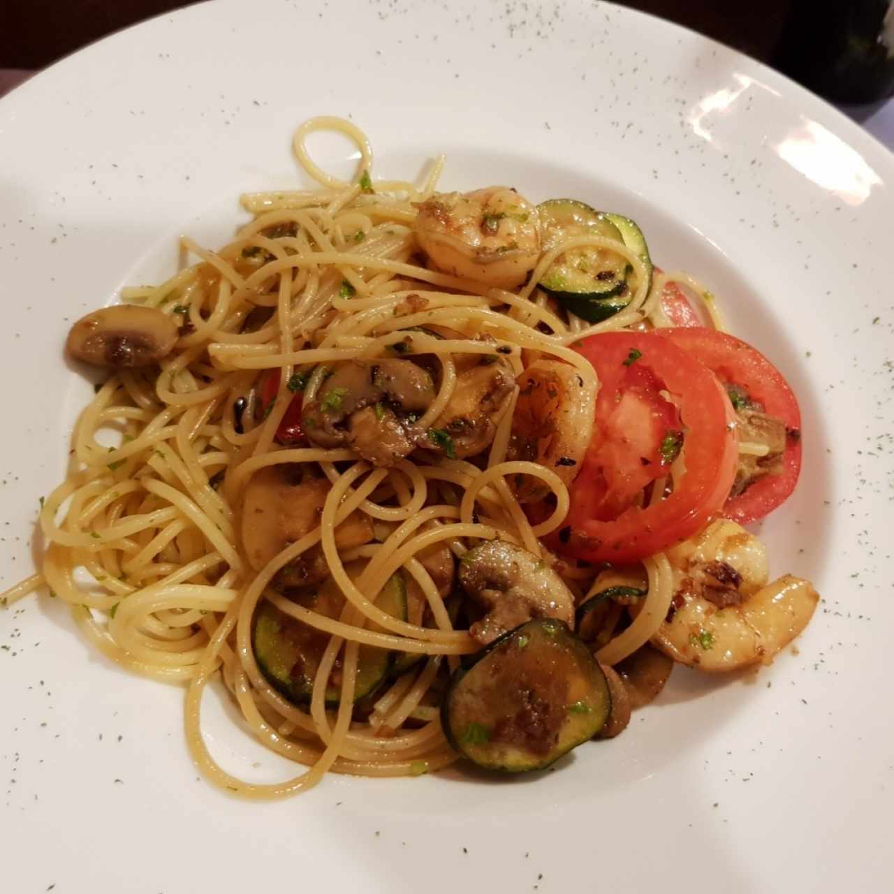 Spaghetti al oleo 