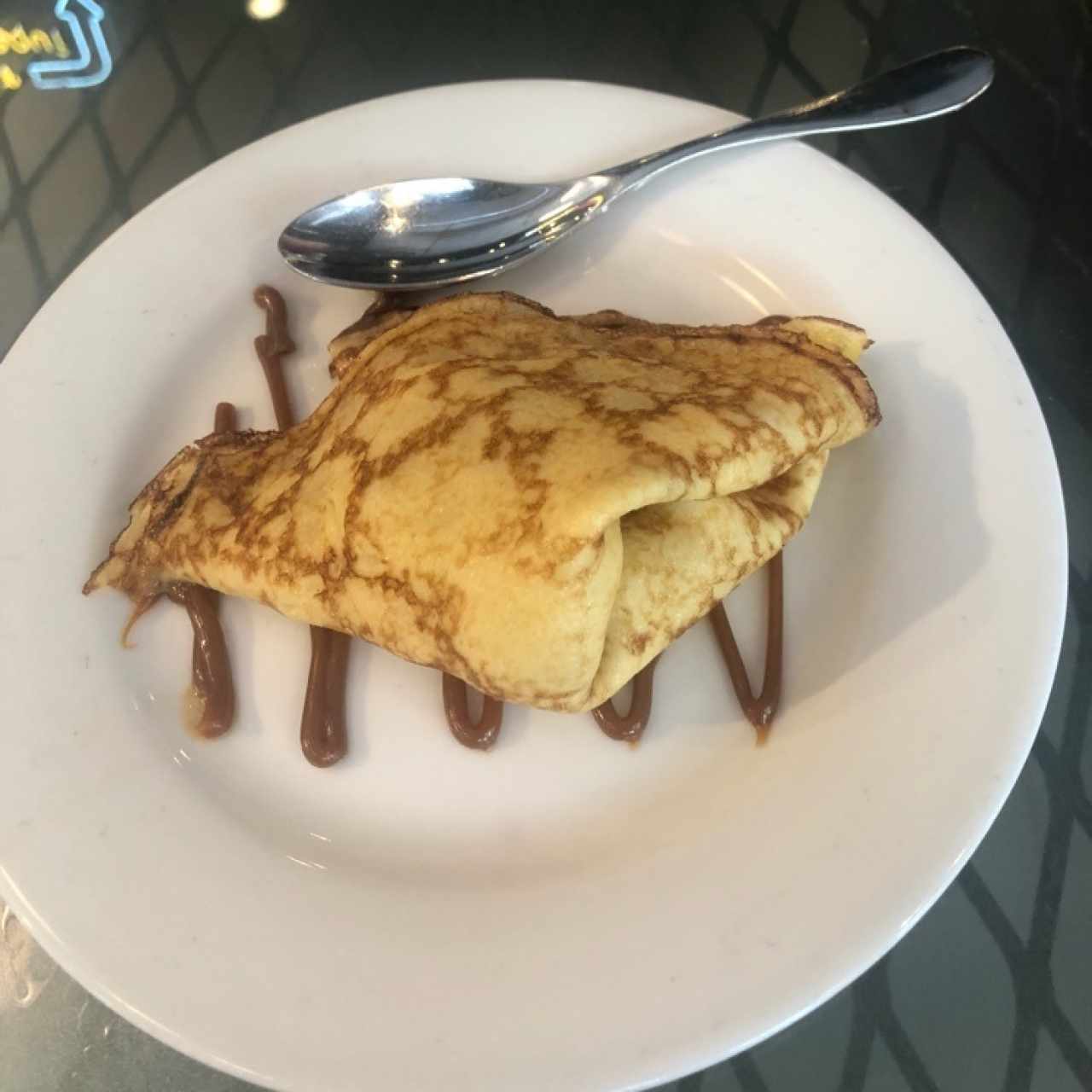 crepe de manzana y piña