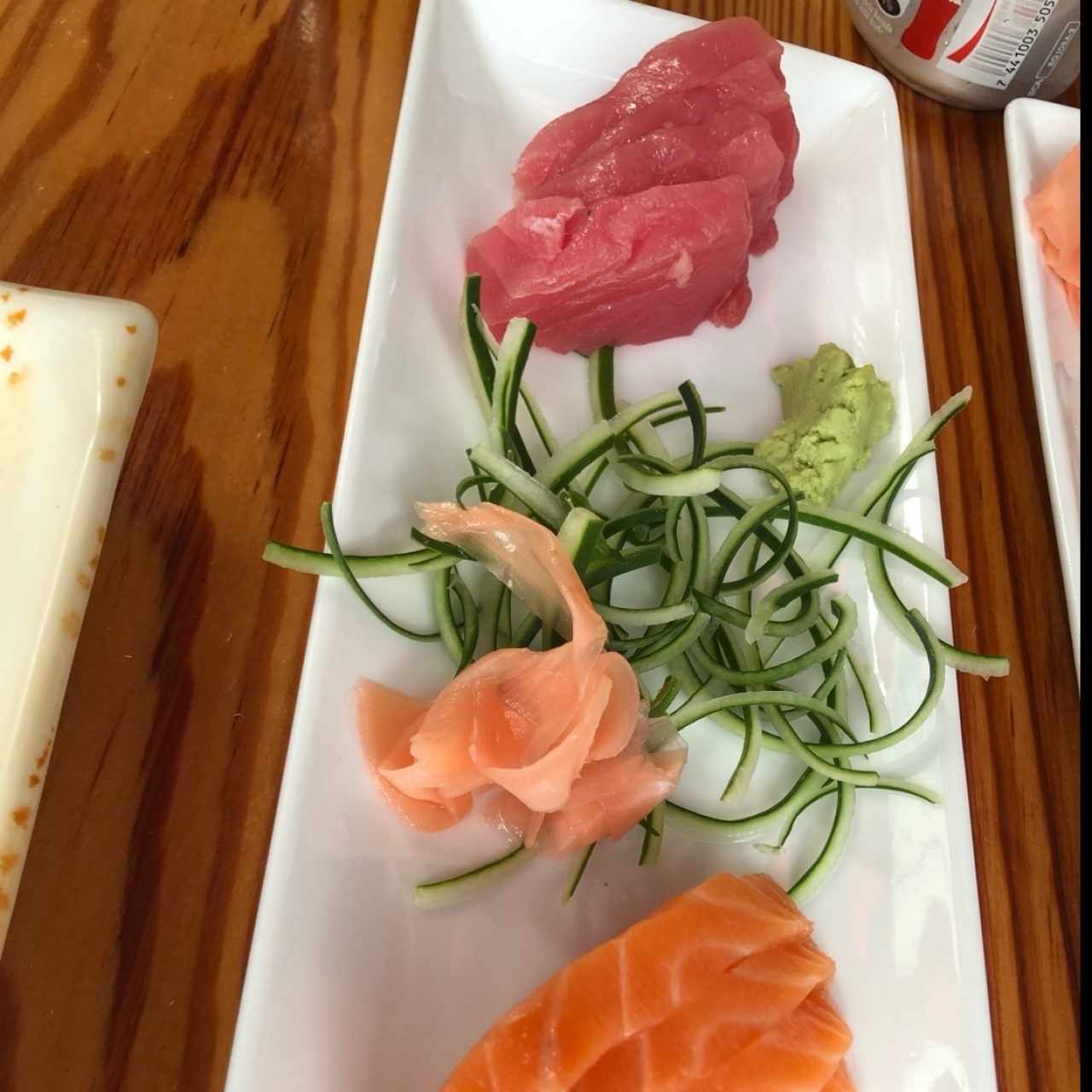 Sashimi - Atún y salmón