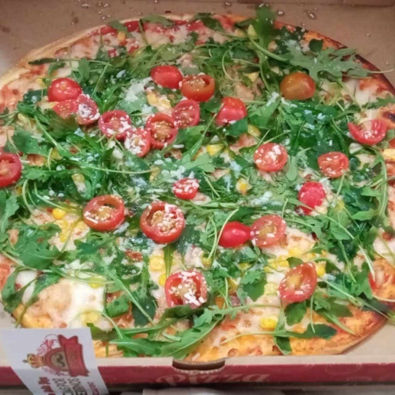 Pizza mediterránea tamaño mediano