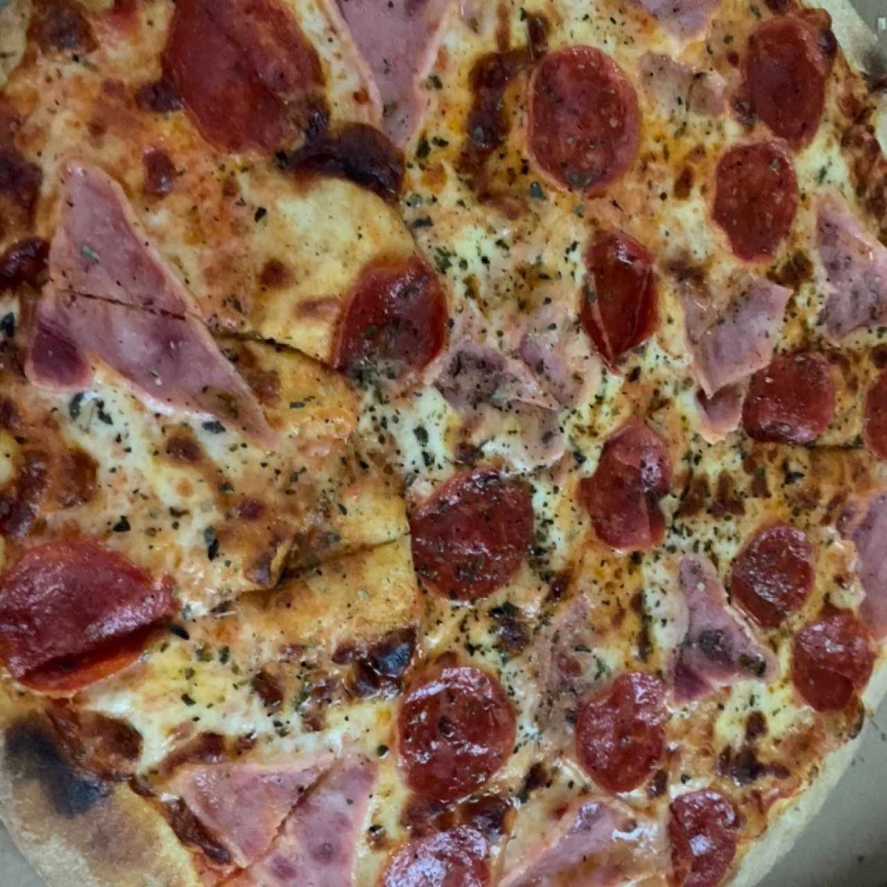Pizza Jamón y Peperoni 🍕