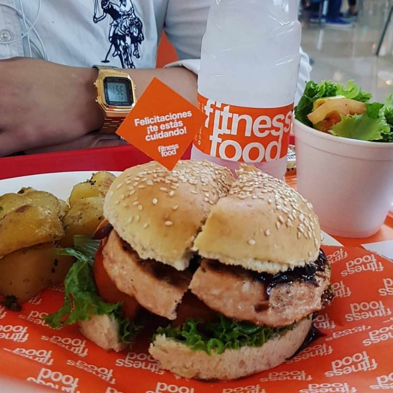 Hamburguesa de Salmón