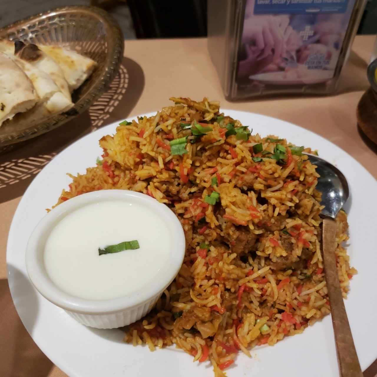 arroz con cordero