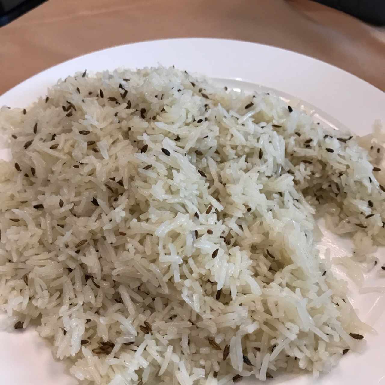 jeera rice (arroz con comino)