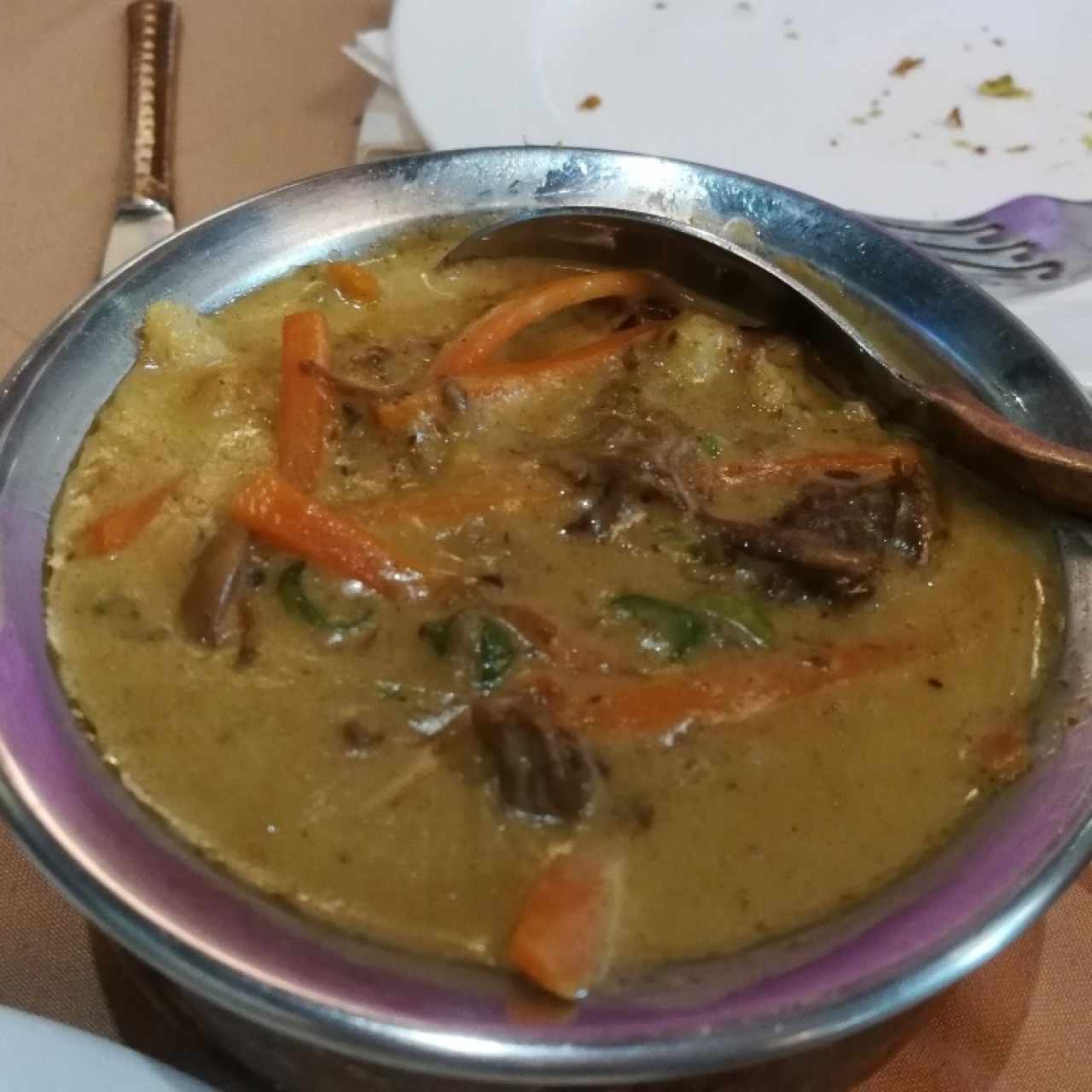 Mutton Thai curry (al coco) 