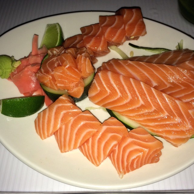 Sashimi de salmon