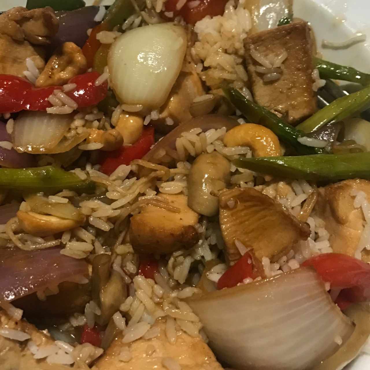 Stir fry de filete de res