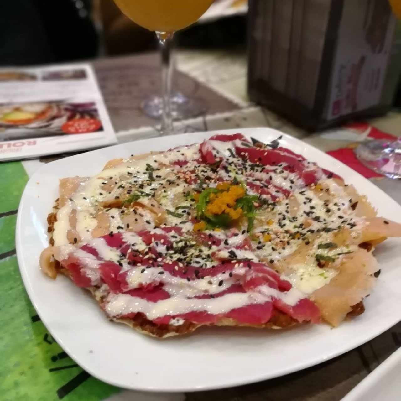 Pizza de Salmón y Atún