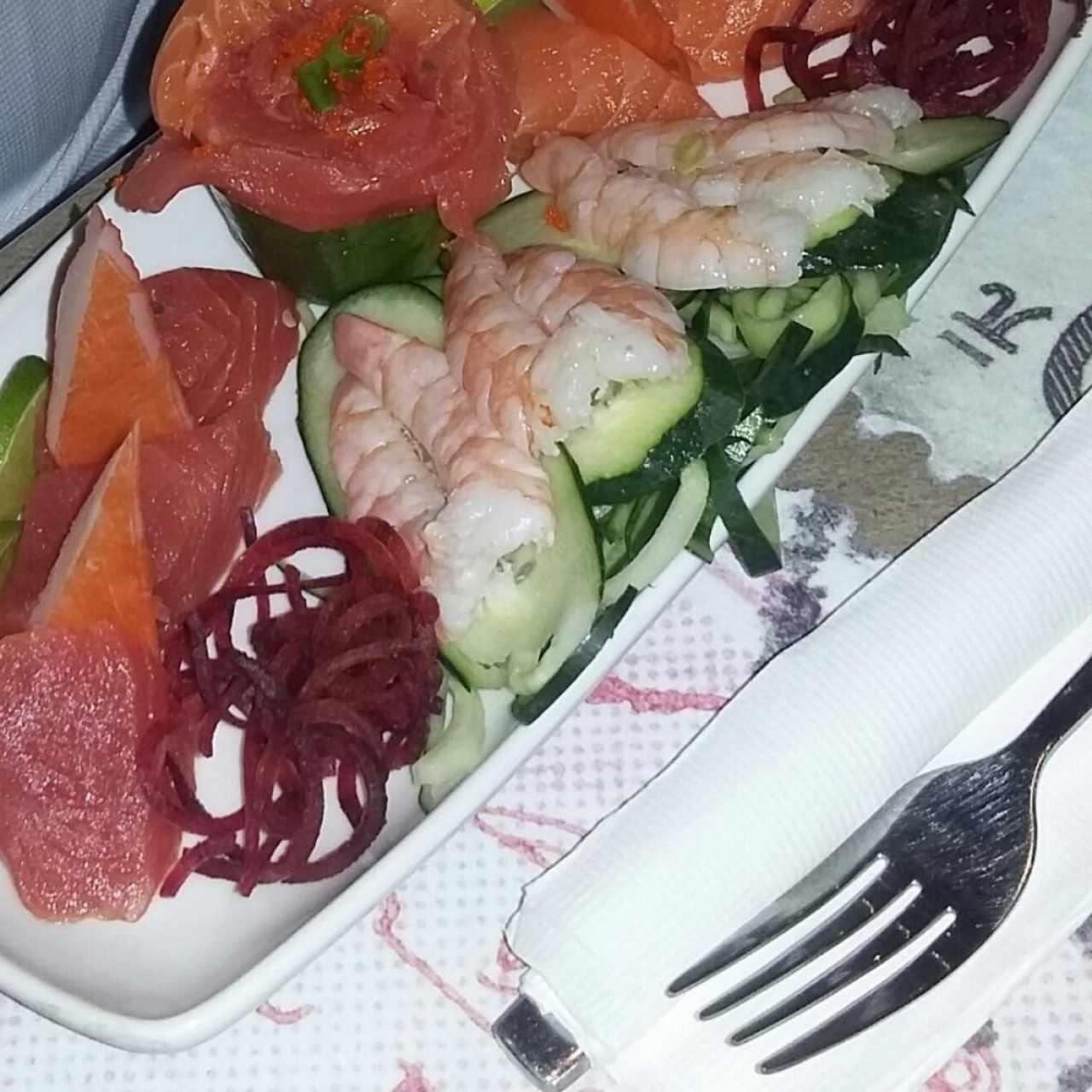 Deliciosos sashimis - Sashimi combinación