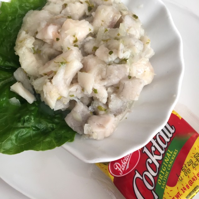 Ceviche de corvina