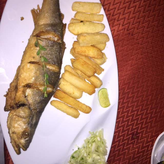 Pescado frito