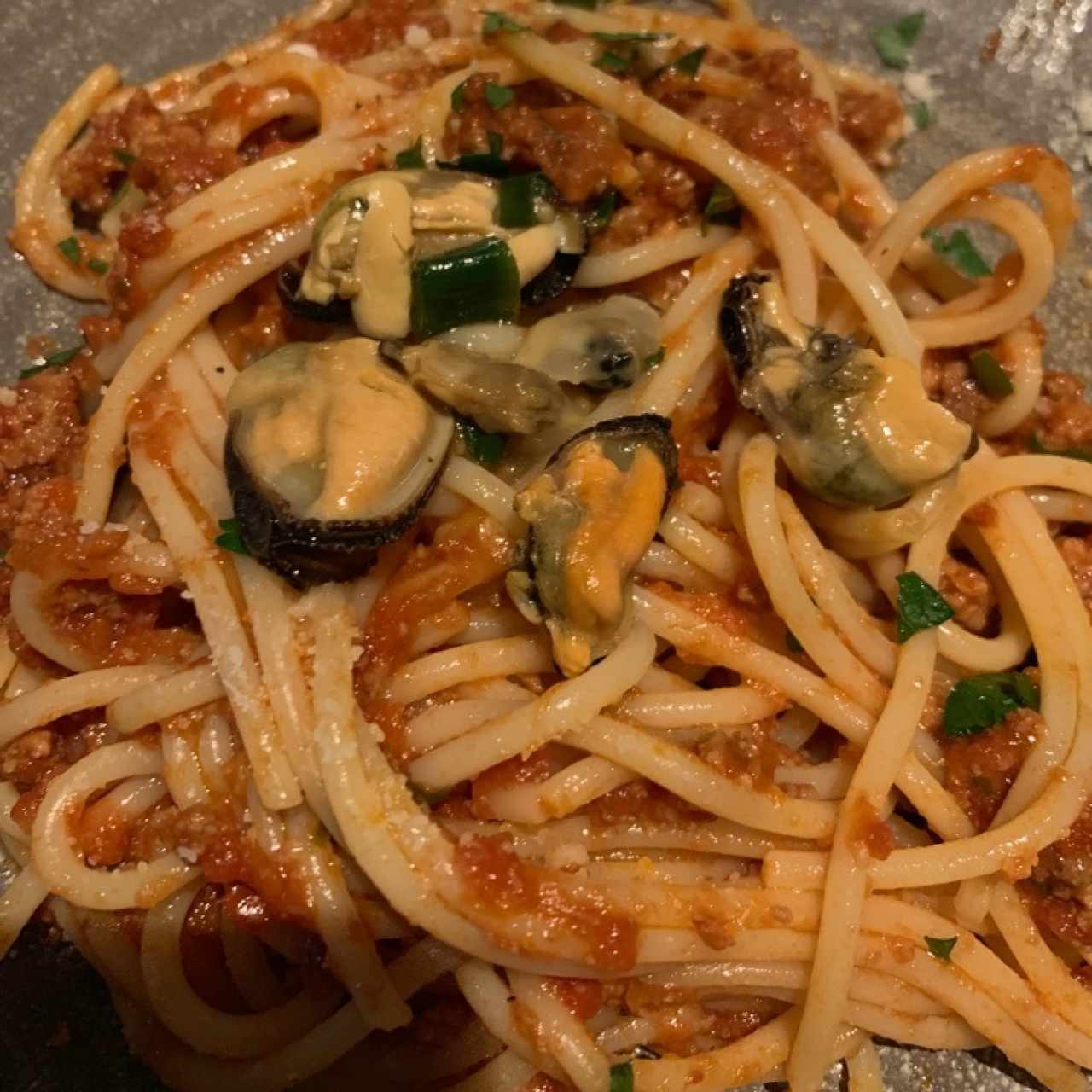 Pasta en salsa pomodoro