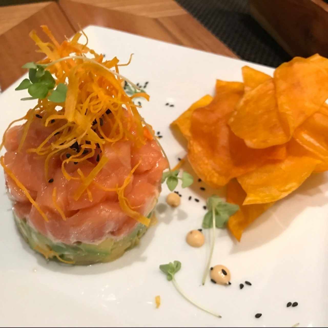 tartar de salmon 