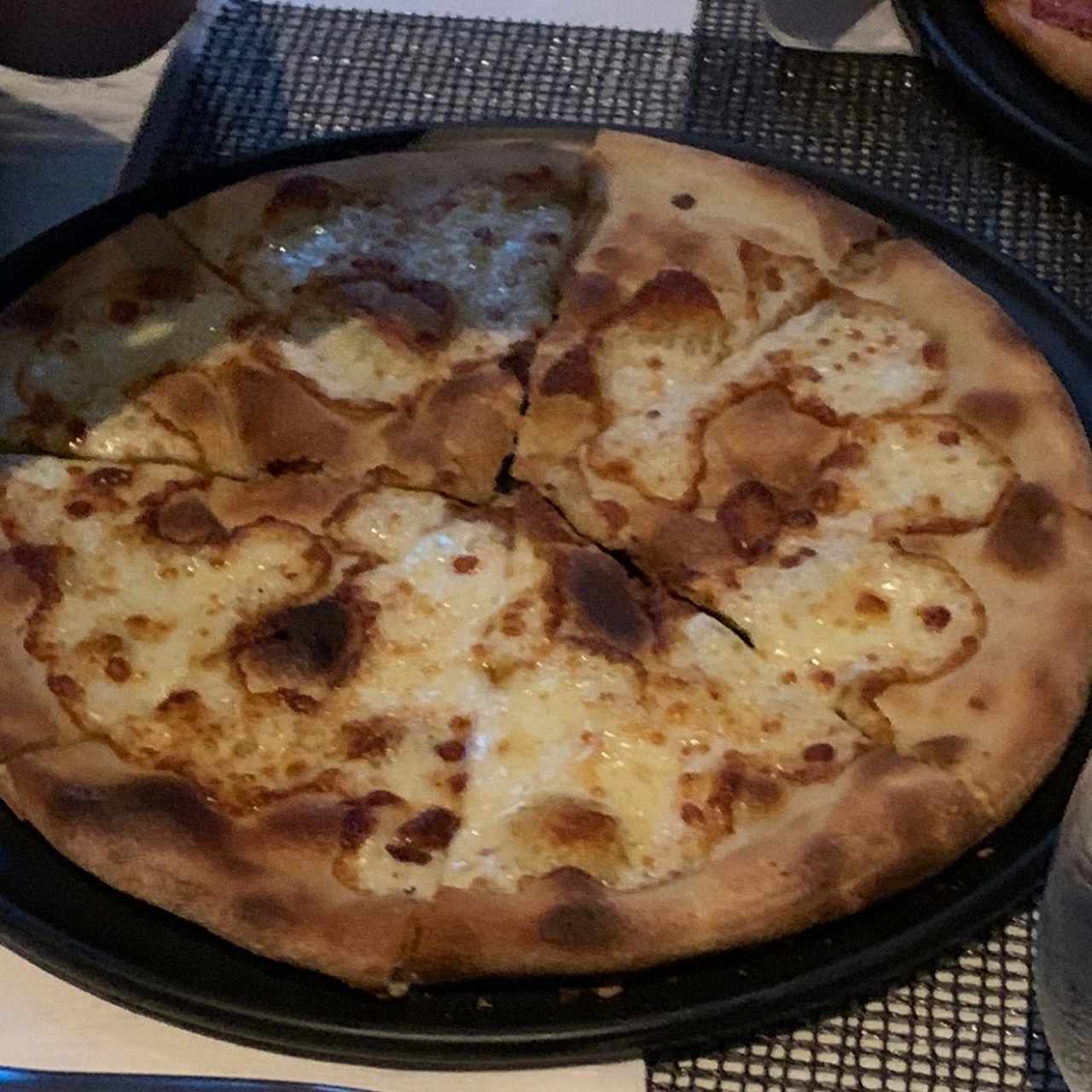 pizza margarita sin salsa