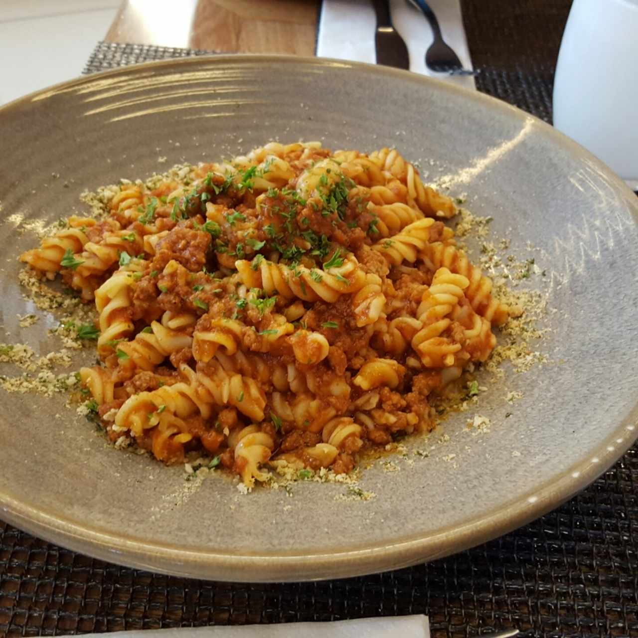 Fusilli a la Bolognesa