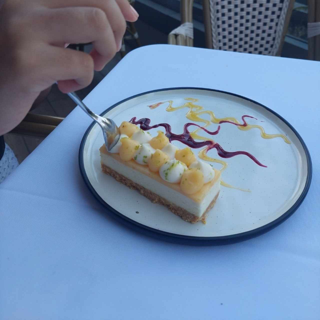 cheesecake de limón