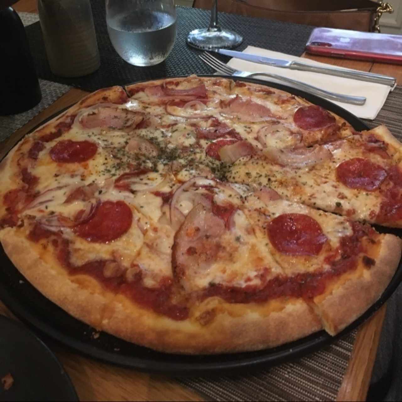 Pizza ibérica