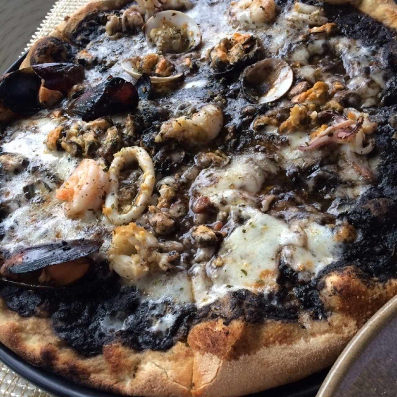 pizza de mariscos