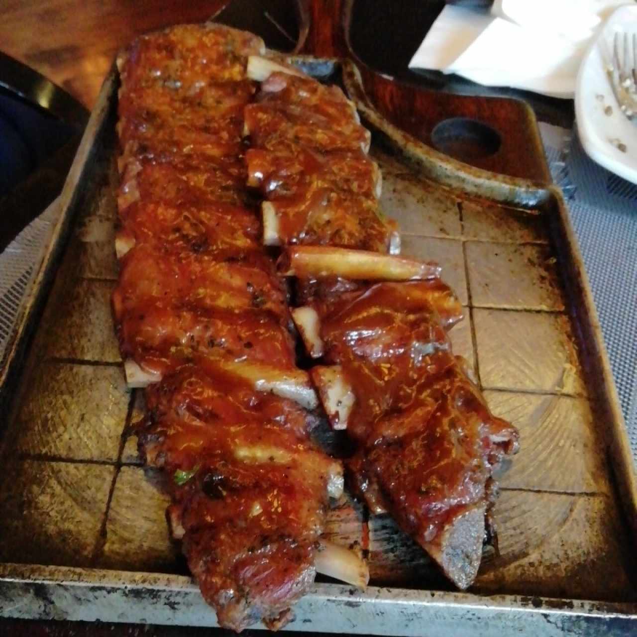 costilla de cerdo ahumada 