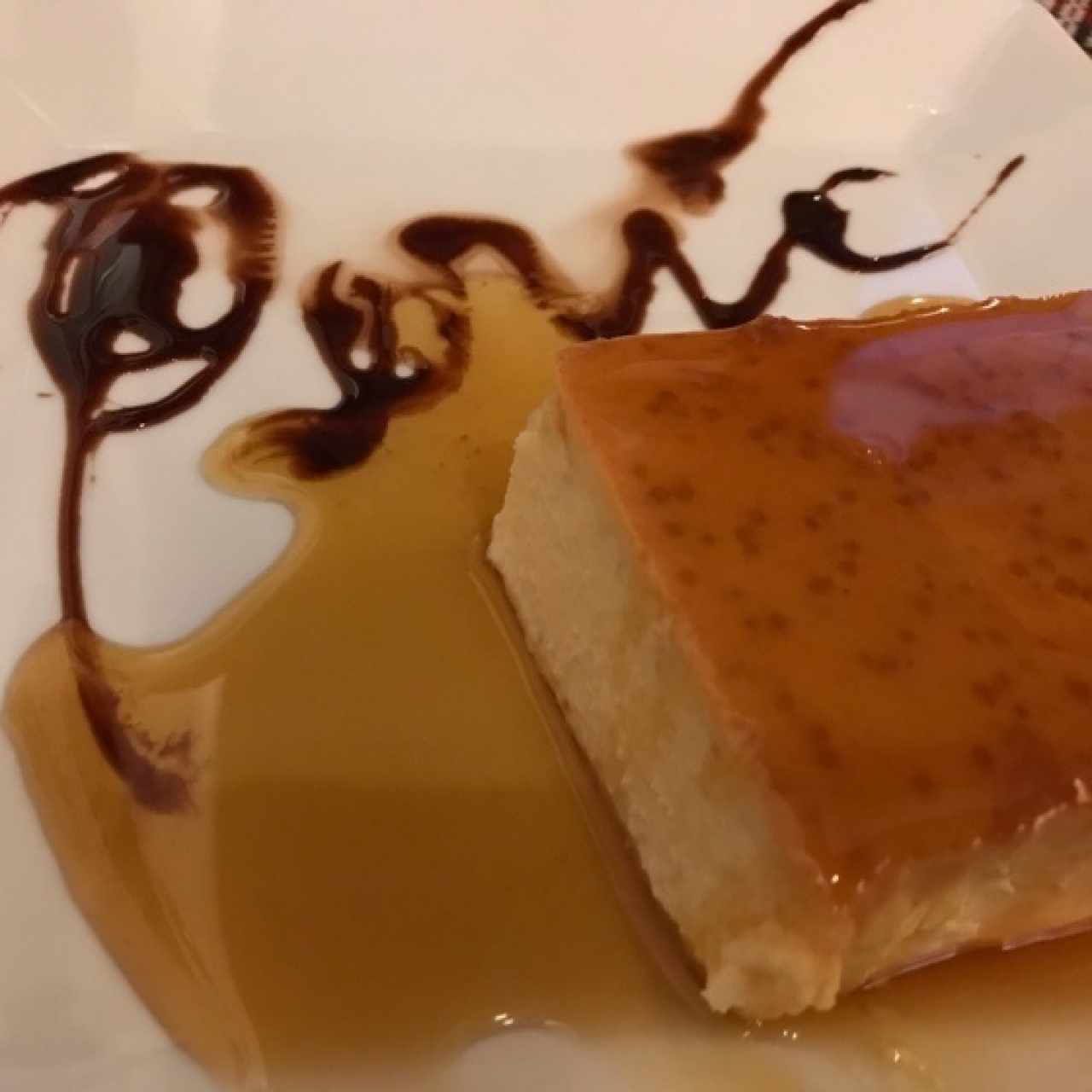 Flan de la casa hecho con Quinoa